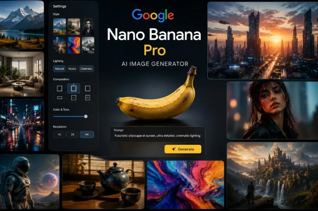 Nano Banana Pro: обзор ИИ-генератора изображений от Google